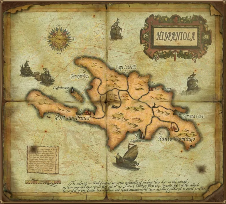 Hispaniola Island Map. Sea Dogs: To Each His Own — Trade and secrets Hispaniola Island Map. Sea Dogs: To Each His Own — Trade and secrets