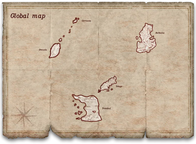 Map of the Archipelago in Corsairs Legacy Map of the Archipelago in Corsairs Legacy — list of islands
