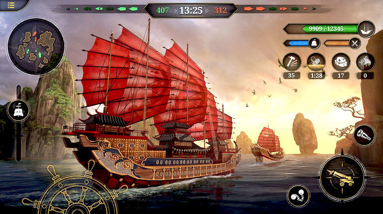 King of Sails: Ship Battle Best Mobile Pirate Games of 2021 Corsairs Legacy