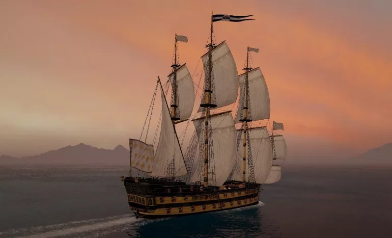 Sailing fleet in Age of Pirates 2: City of Abandoned Ships through the eyes of historian Kirill Nazarenko