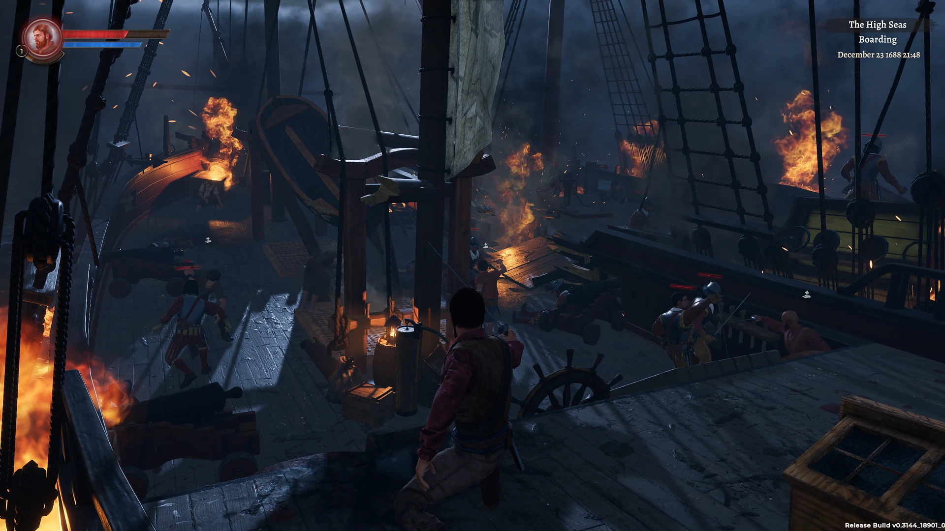 night boarding Corsairs Legacy