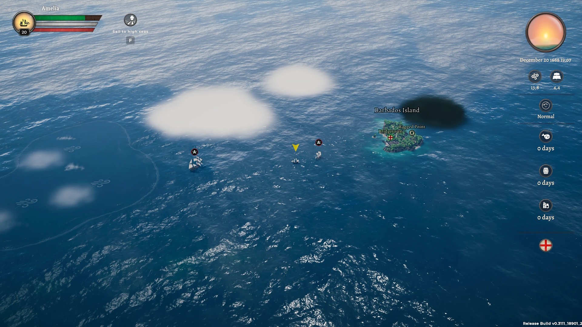 weather events Corsairs Legacy