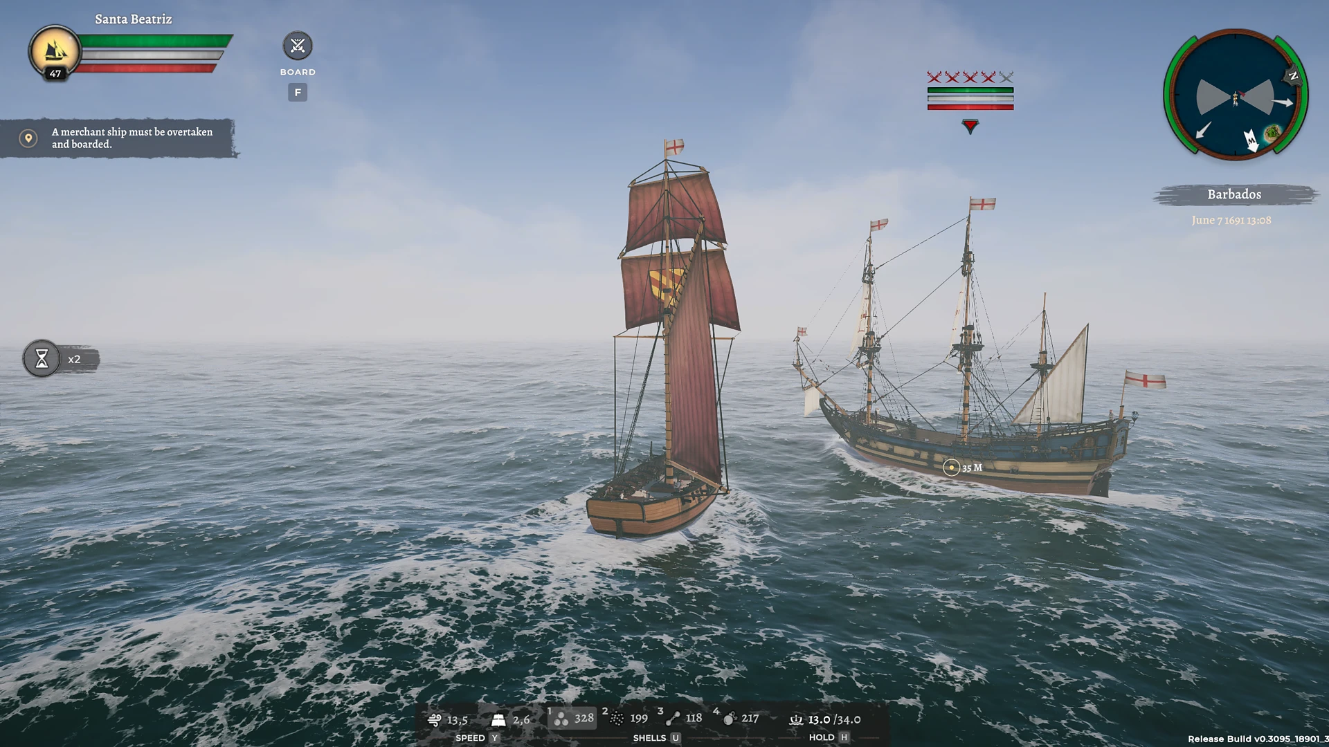 boarding difficulty indicator Corsairs Legacy