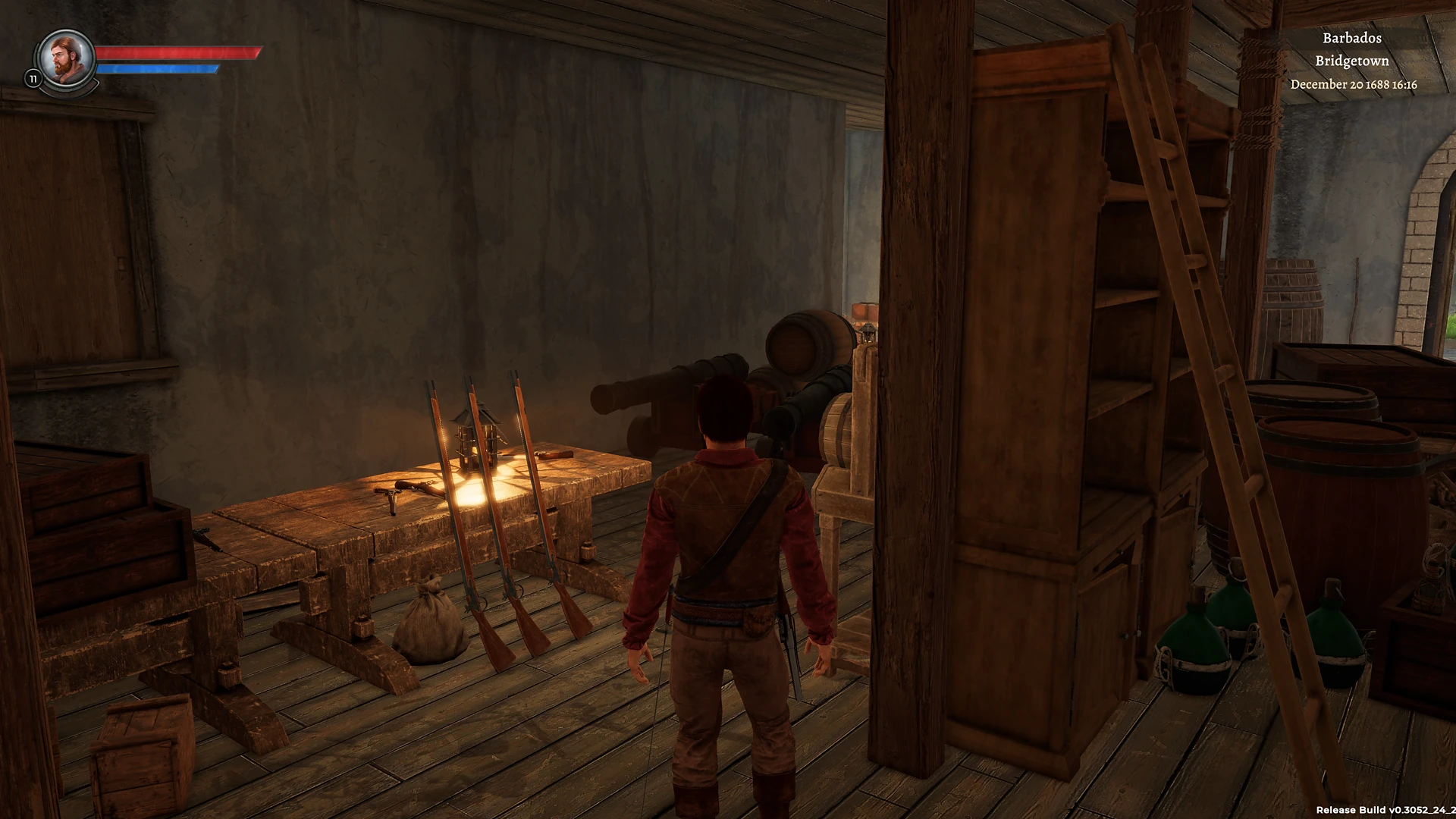 warehouse area near the store in Barbados Corsairs Legacy